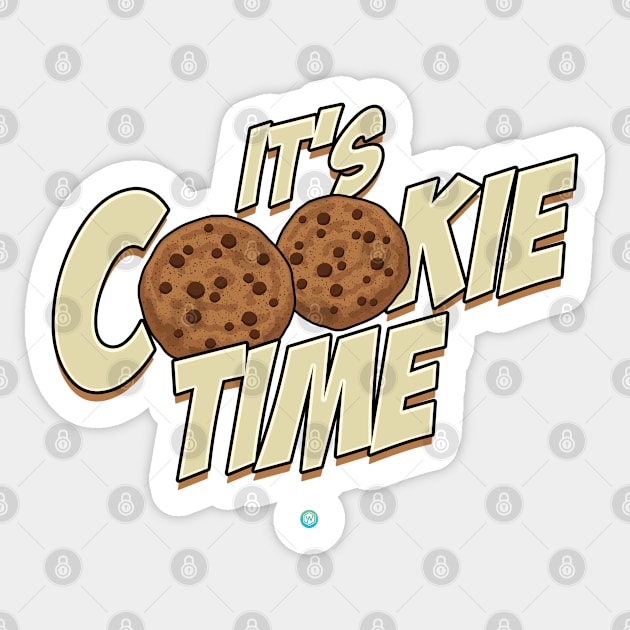 Funny Cookie Lover Gift Sticker by woormle